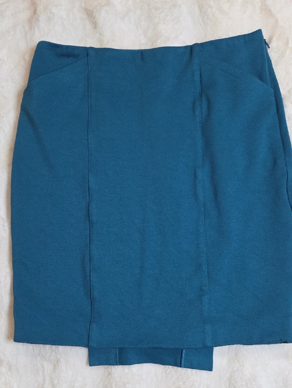 CAbi Teal Pencil Skirt - Sleek Tailored Fit